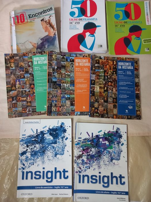 Livros escolares - 10° ano