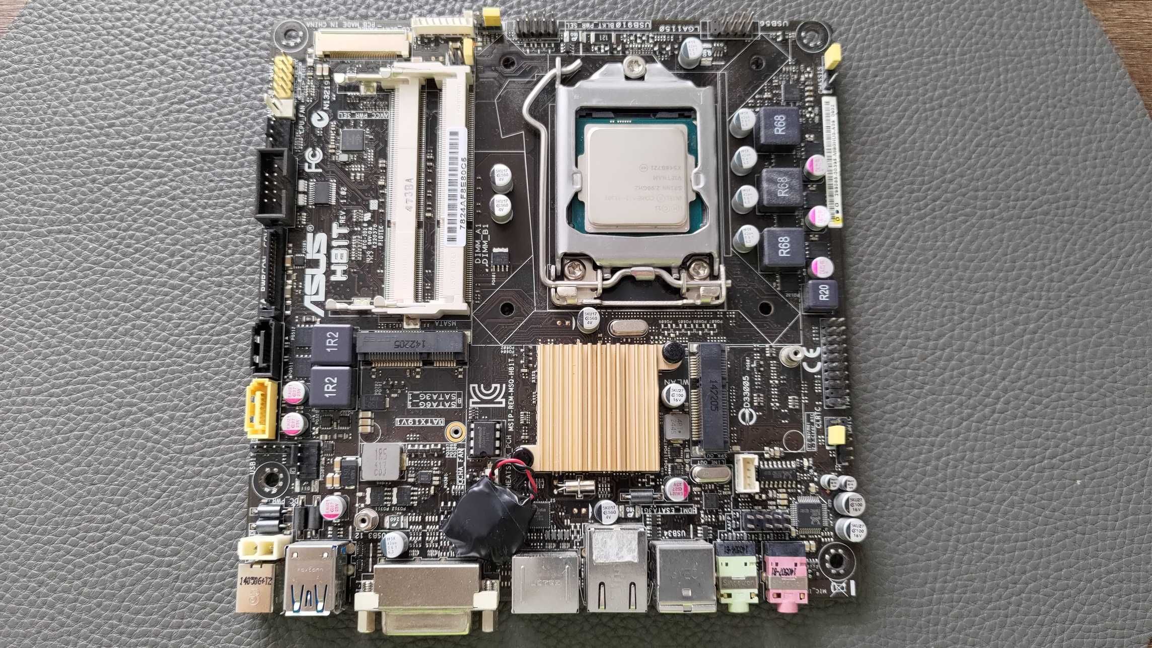 Płyta główna ASUS H81T Intel Core i3 4130T 2.9Ghz 8GB DDR3 mSATA 250GB