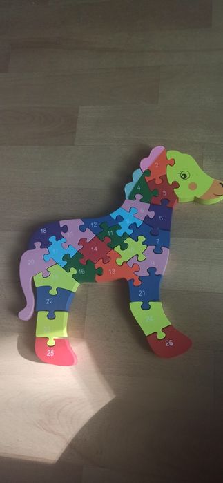 Puzzle edukacyjne 26 elementów