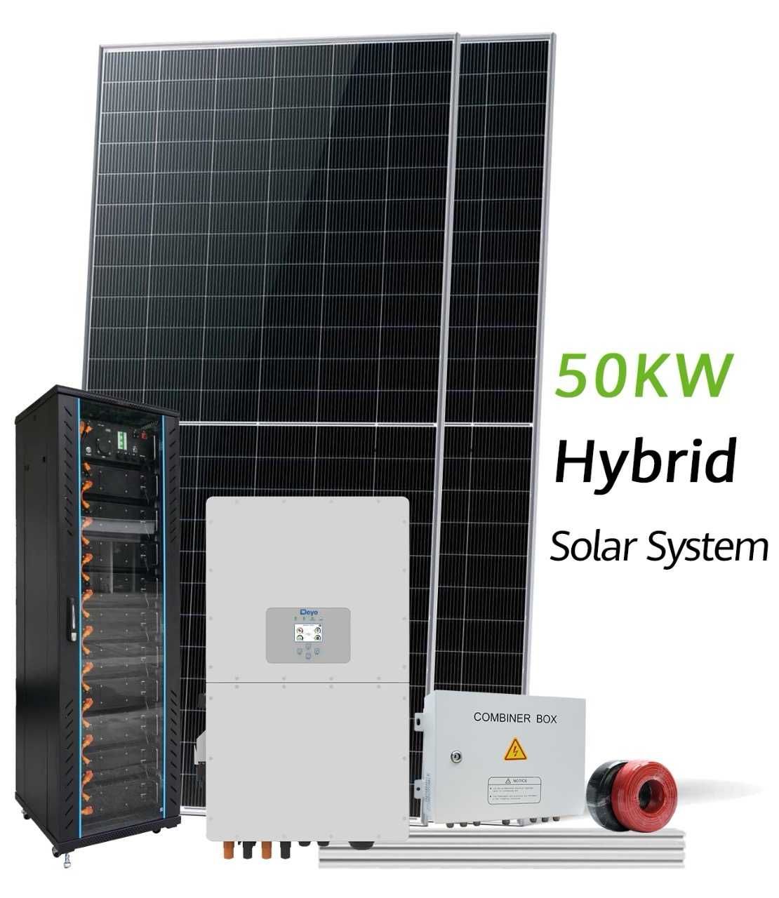 Гібридний інвертор  5.5 KW, 1 ФАЗА ИПБ