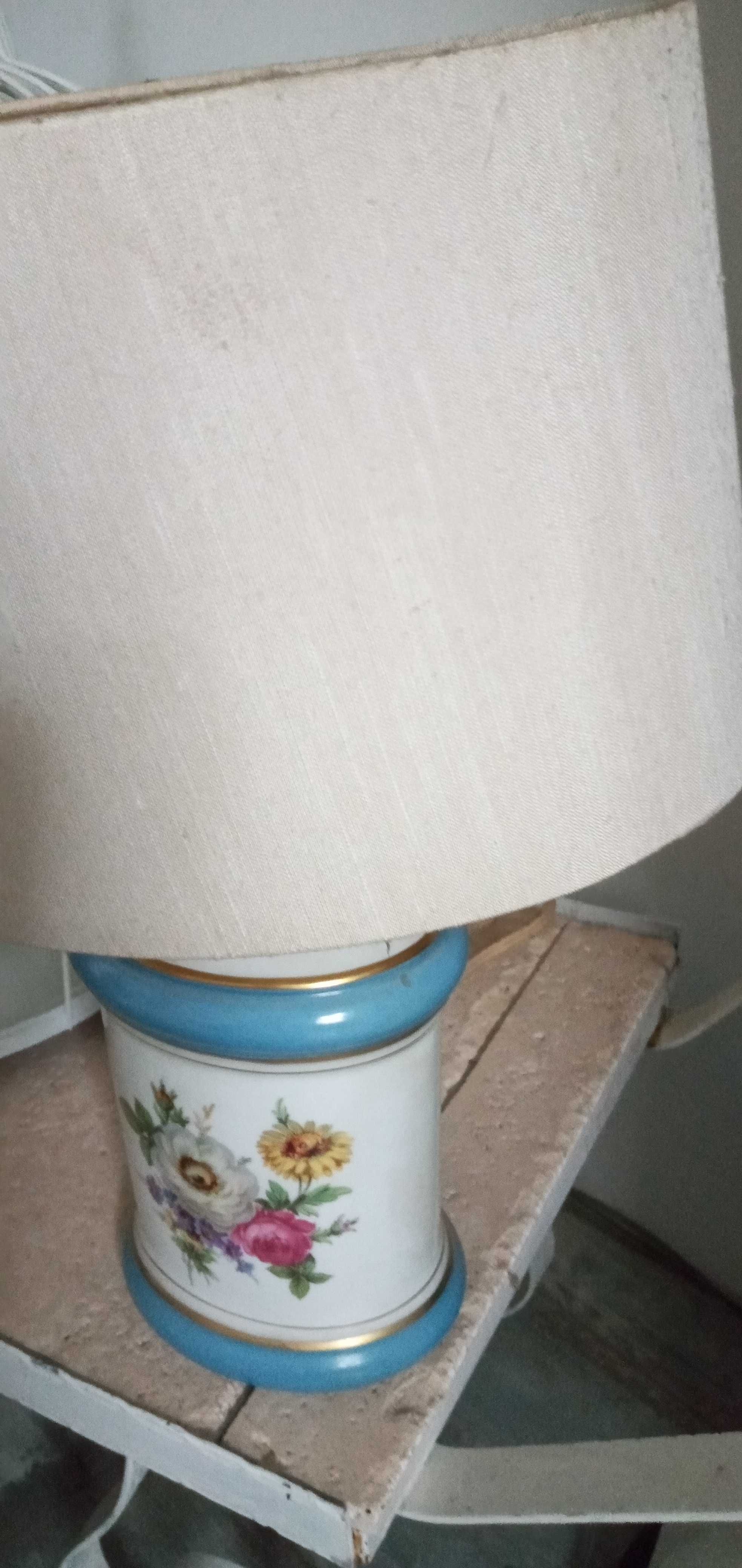 lampa porcelanowa Kaiser Vintage kwiaty