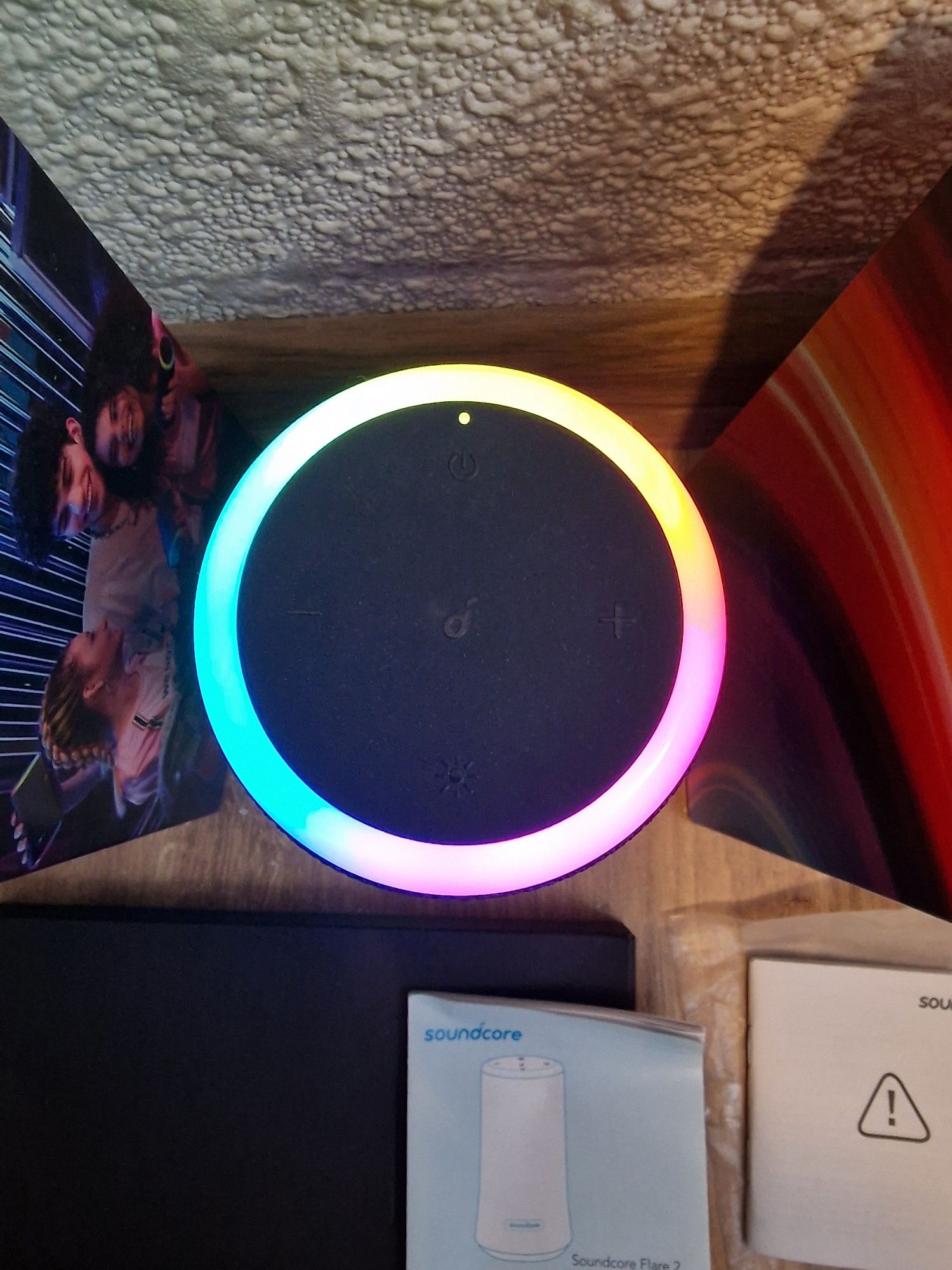 Bezprzewodowy glośnik 20W Soundcore Flare 2 unikat granat jak nowy