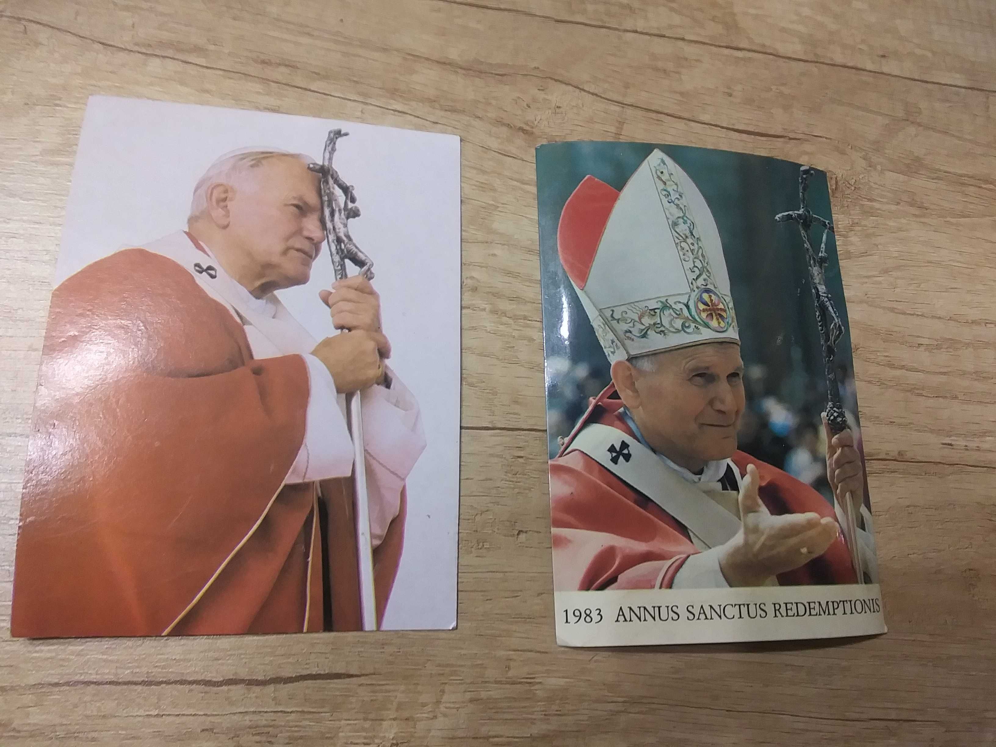 Papież Jan Paweł II Karol Wojtyła stara widokówka kartka pocztowa PRL