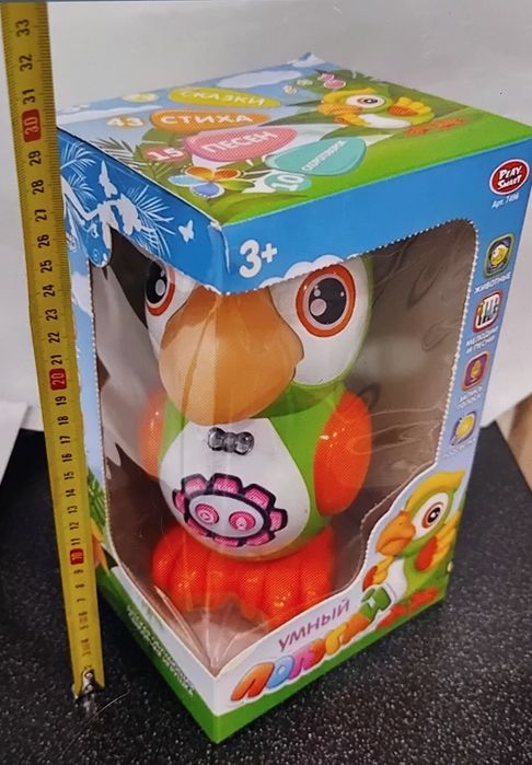 Интерактив.,развив. со свето-звуков. эффектами: Попугай, Робот и др.