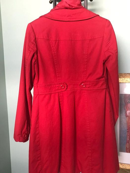 Trencz bawełna, barwna podszewka