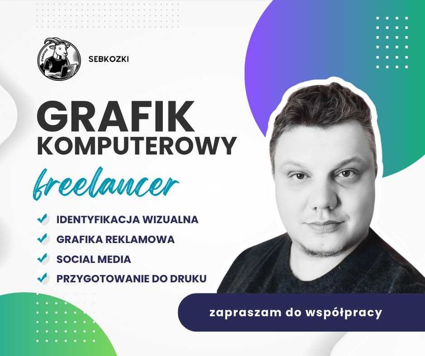 Grafika komputerowa, social media, webdesign, logotypy itd.