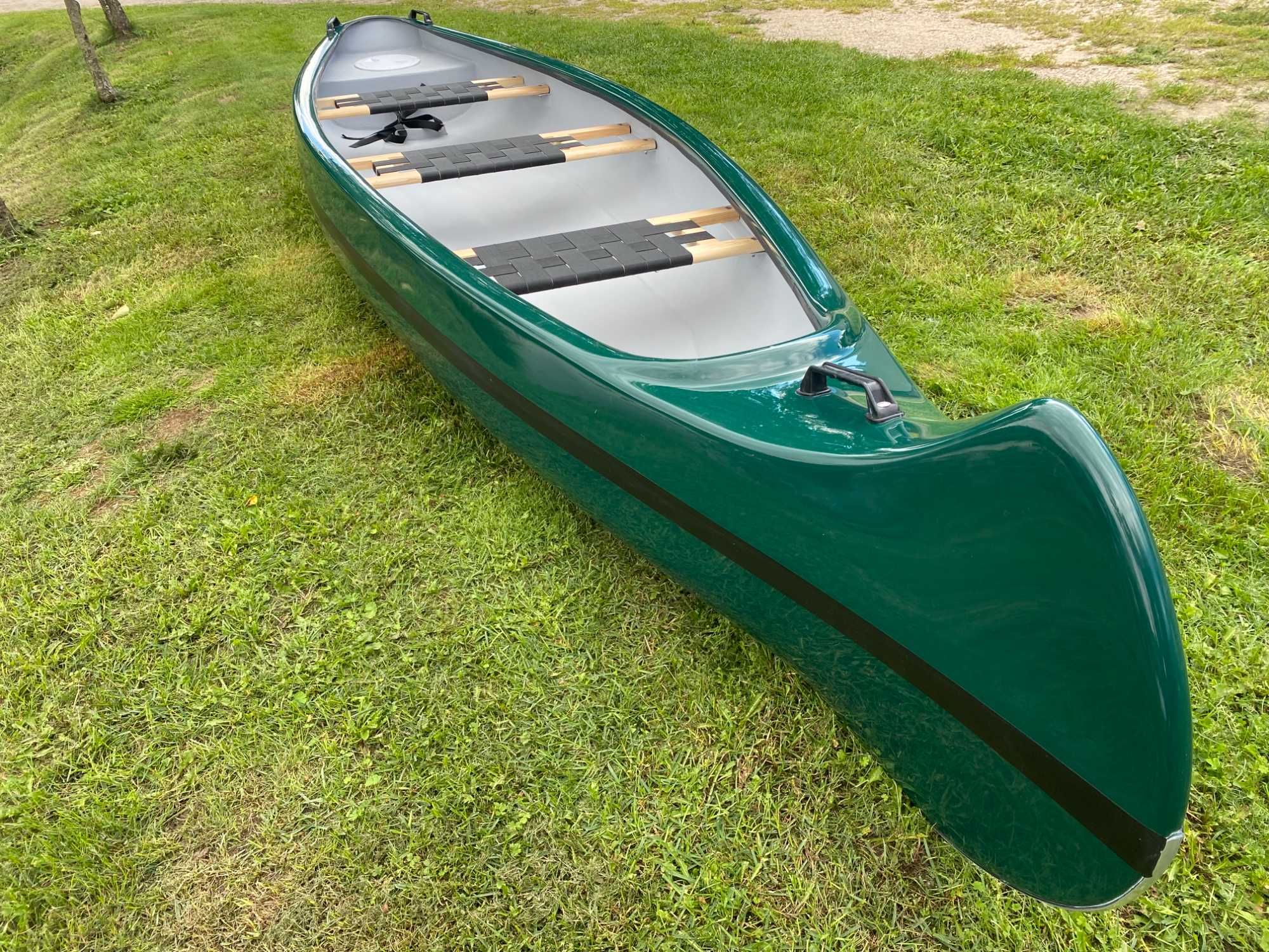 Łódka Kajak Kanu Kanadyjka pod silnik MOTO INDIAN 420  CAŁA ZIELONA