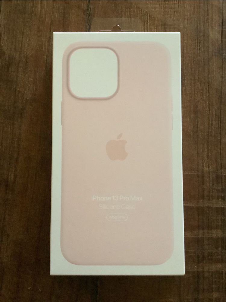 Capa em silicone com MagSafe para iPhone 13 Pro Max - Giz rosa