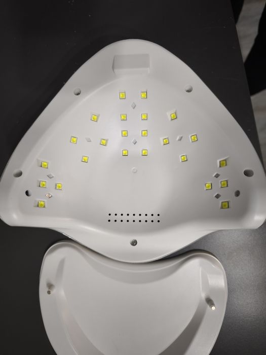 Lampa do paznokci UV LED AlleLux 5 48W srebrna