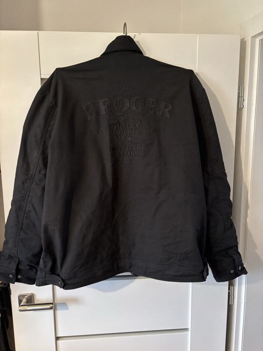 Kurtka motocyklowa Broger Montana czarna 4XL