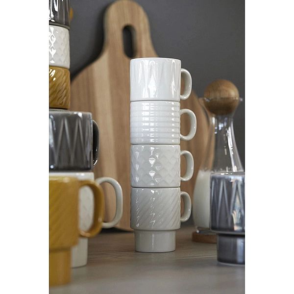 Filiżanki Sagaform Coffee do espresso 4 szt. ceramika 0,1 l