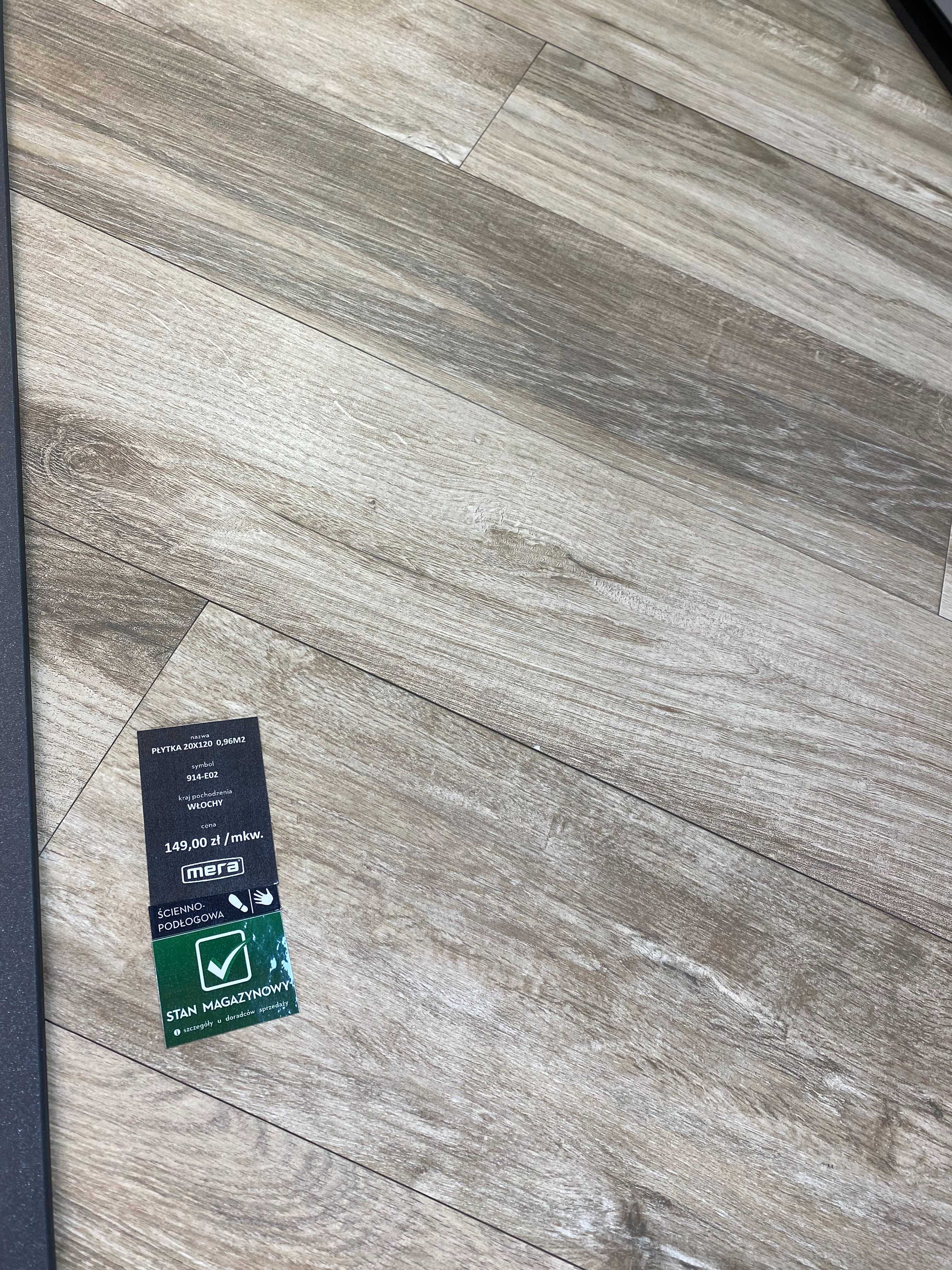 Płytki podłogowe drewnopodobne Novabell My Space Cognac 20x120 ESP31RT