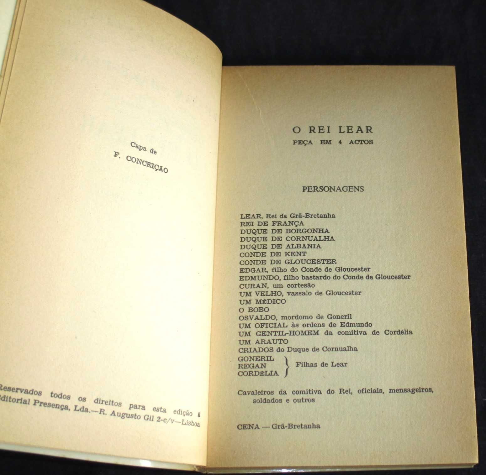 Livro Rei Lear Shakespeare Clássicos Teatro