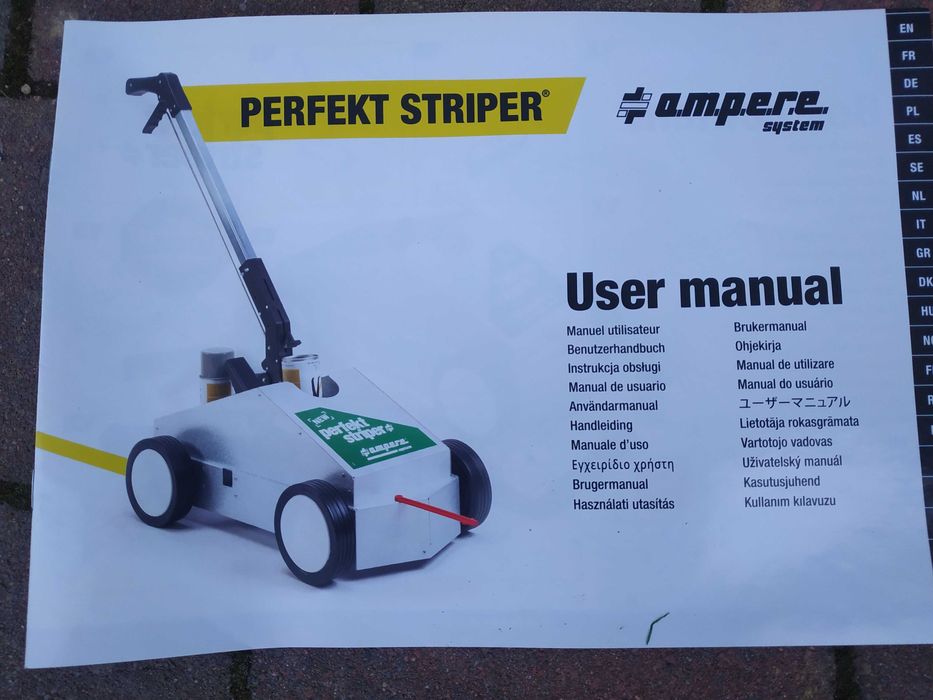 Wózek do malowania znakowania linii i pasów - AMPERE Perfekt - nowy :)