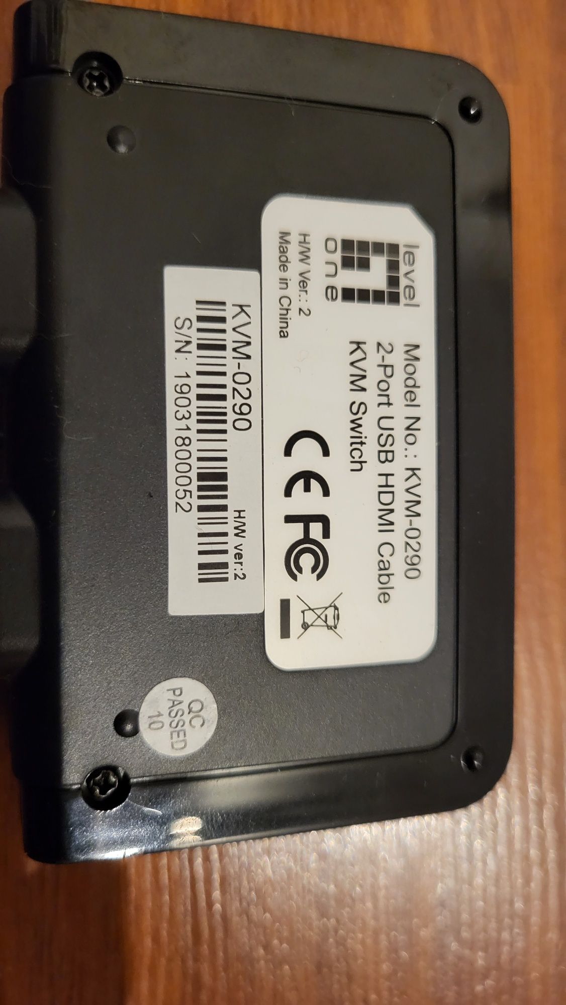 Controlador de 2 computadores para 1 monitor HDMI