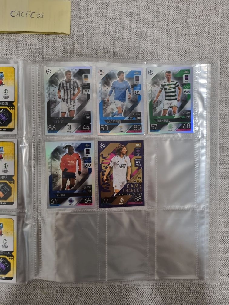 Colecção Match attax 22 23 normal Completa