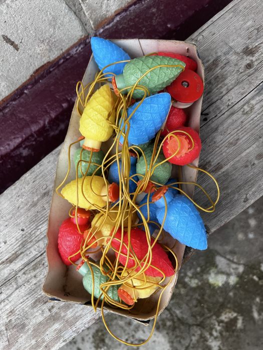 Гирлянда ссср  шишки