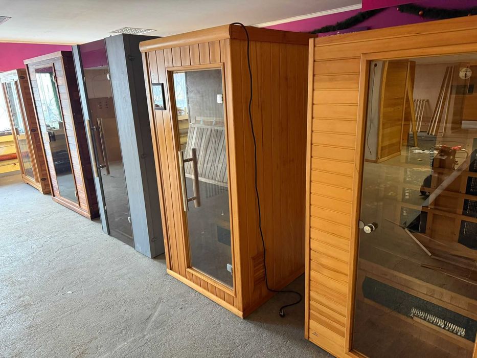 Sauna FIŃSKA kabina infrared na podczerwień 220V 2200 Watt 4 osoby