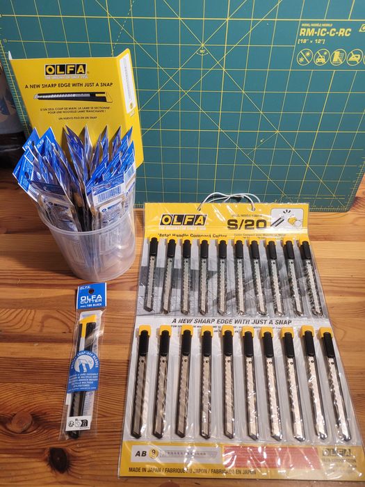 Ножи OLFA Japan под стандартное лезвие 9 мм Snap-Off Blade Cutters