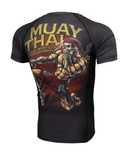 PIT BULL RASHGUARD MUAY THAI rash shortsleeve mma sport fitness
