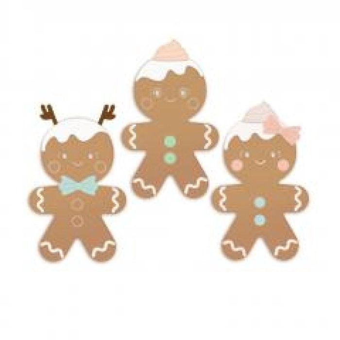 Zestaw wykrojników - Piernikowy ludzik 6szt Dalprint blister,