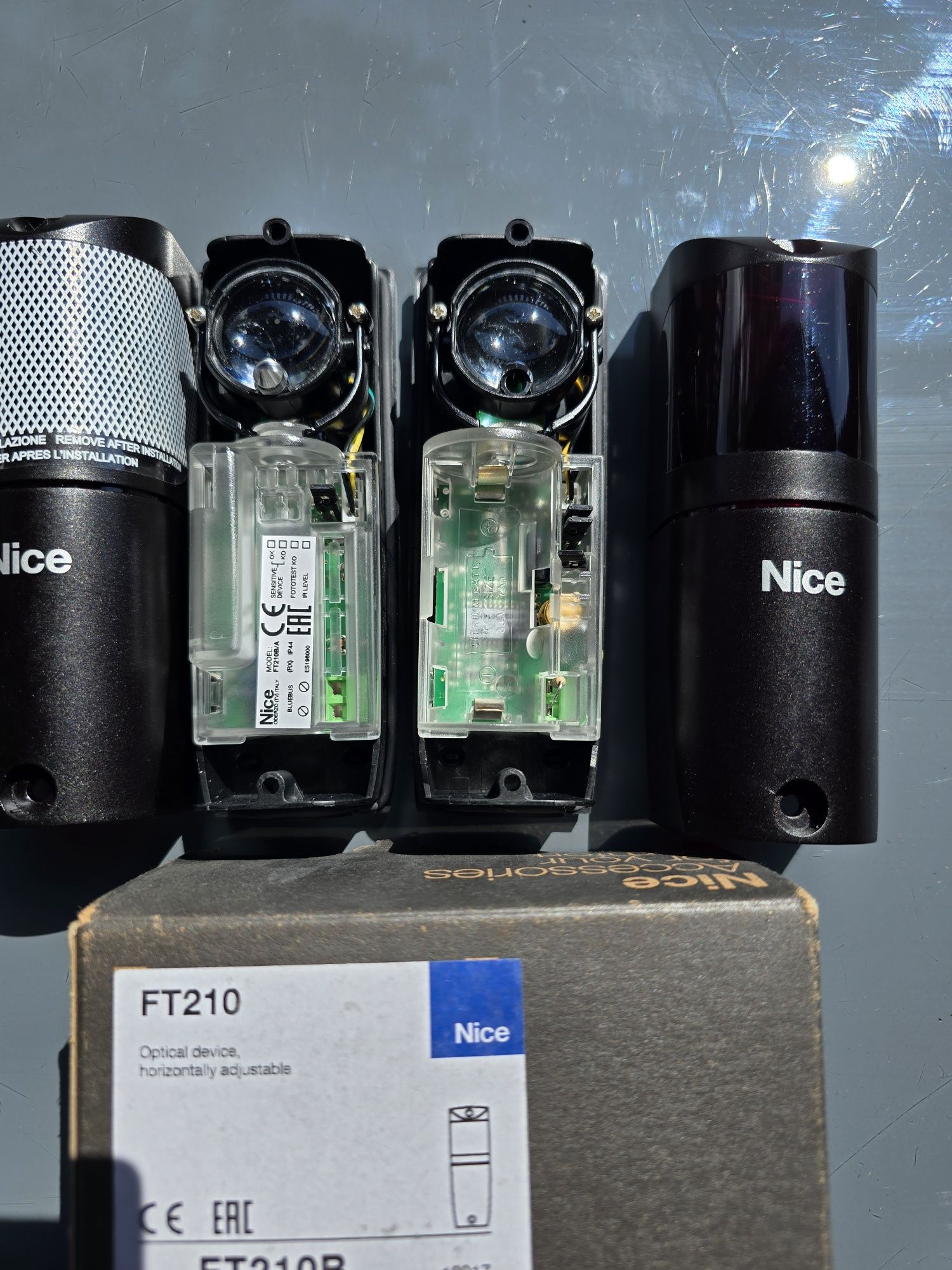 Fotokomórki Nice FT210 /  FT210B - nowe.
