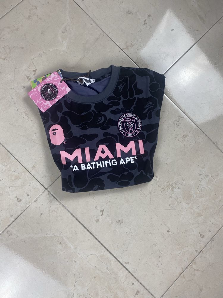t-shirt do Inter de miami x BAPE