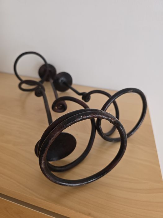 Trio castiçais em ferro