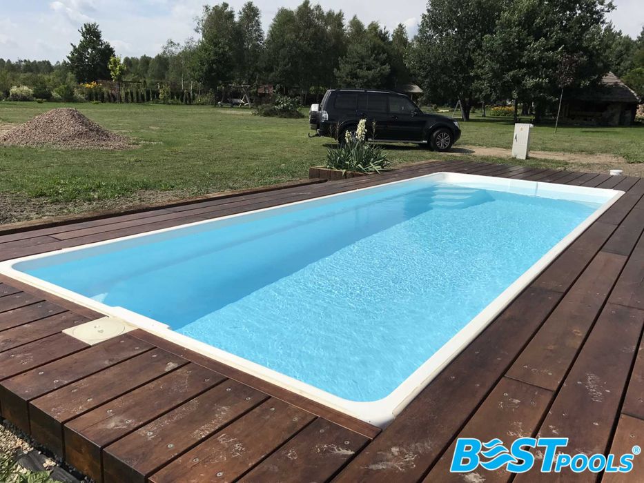 Basen ogrodowy IBIZA 6.0x3.2x1.55 z izolacją - PRODUCENT Bestpools