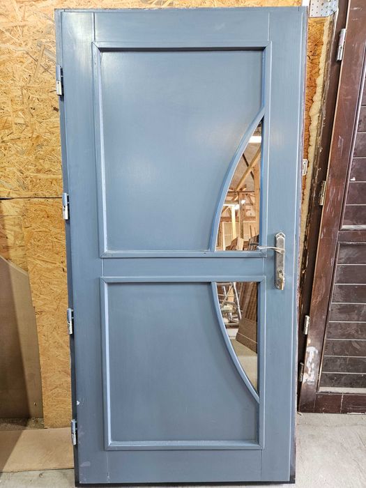 DRZWI Zewnętrzne Dębowe Drewniane Dąb Wejściowe 100x204cm