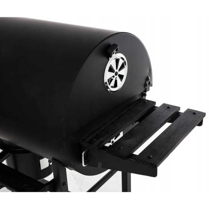 NOWY Duży Grill Ogrodowy Węglowy Z DUŻYM RUSZTEM 70x35 cm Beczka