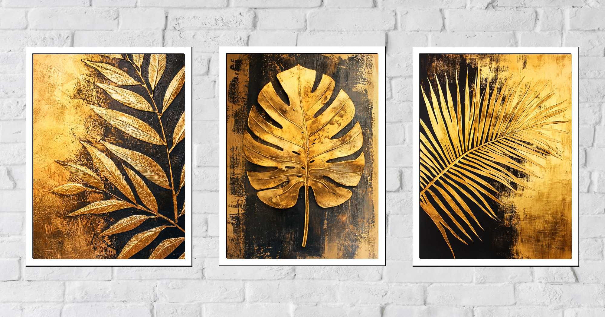 30x40 obrazy w ramie plakaty ramka MONSTERA SALON NATURA LIŚĆIE boho