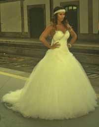 Vestido Noiva Tule publicitado pela Rita Pereira