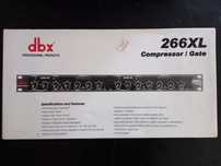 DBX 266XL Dwukanałowy kompresor/bramka szumów
