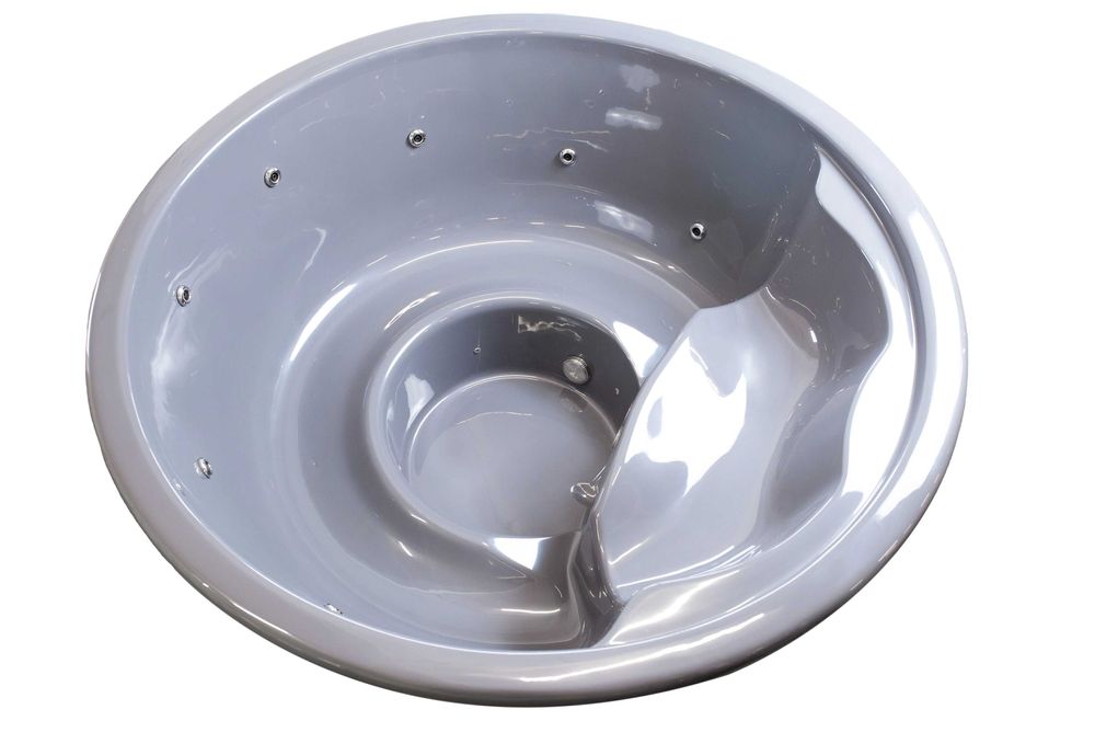 Hit! Balia ogrodowa Semba 200 cm WPC + piec i masaż kombinowany 12dysz