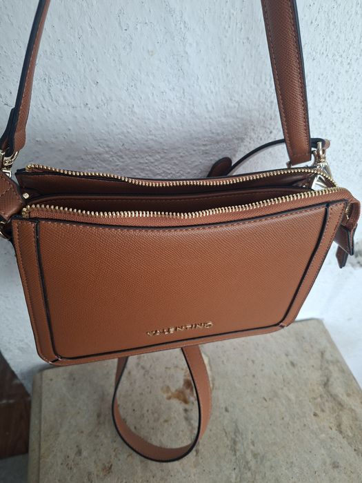 Mala com 2 alças uriginal Valentino castanho.