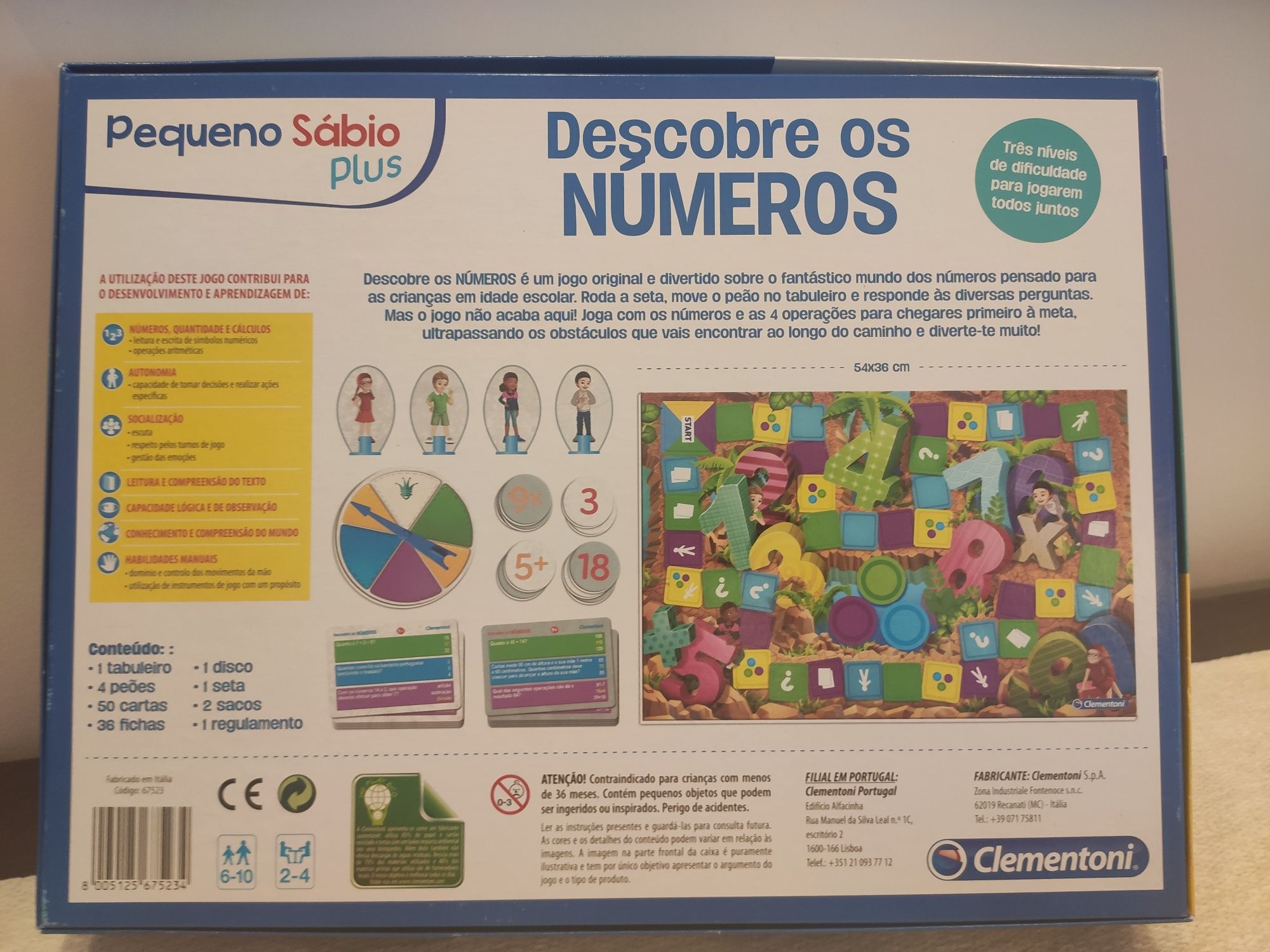 Vendo jogo didático Descobre os Números usado 1 vez