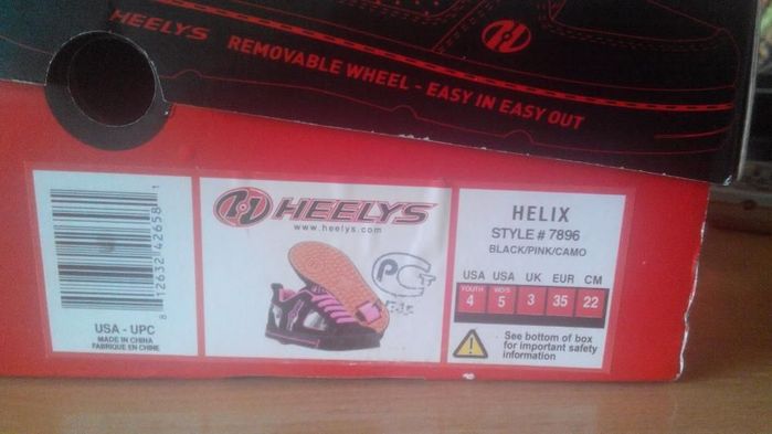 Роликовые кроссовки Heelys