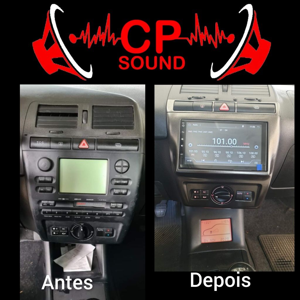 Altero moldura do radio de seat ibiza 6k2 para radio 1 din ou 2 din