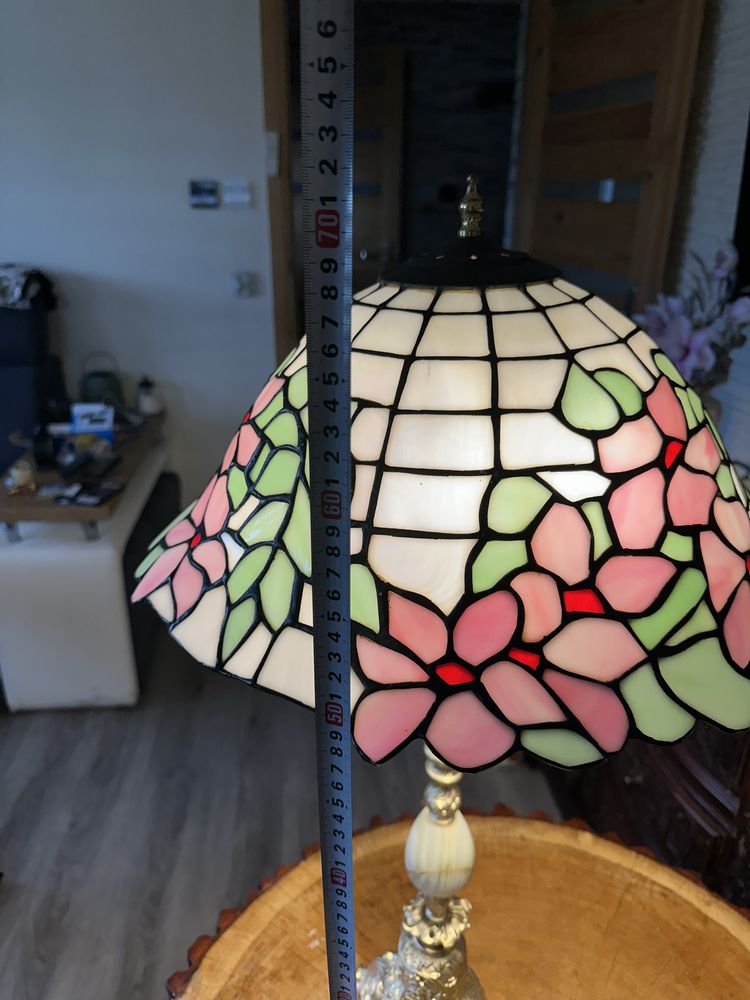 Lampa Witrażowa wykonana ze Szkła