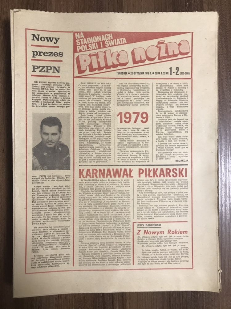 Tygodnik Piłka Nożna rocznik 1979 komplet