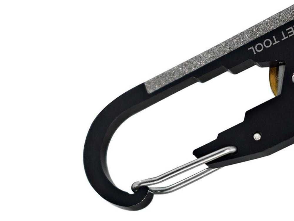 Brelok karabińczyk nóż multitool przeżycia 20w1