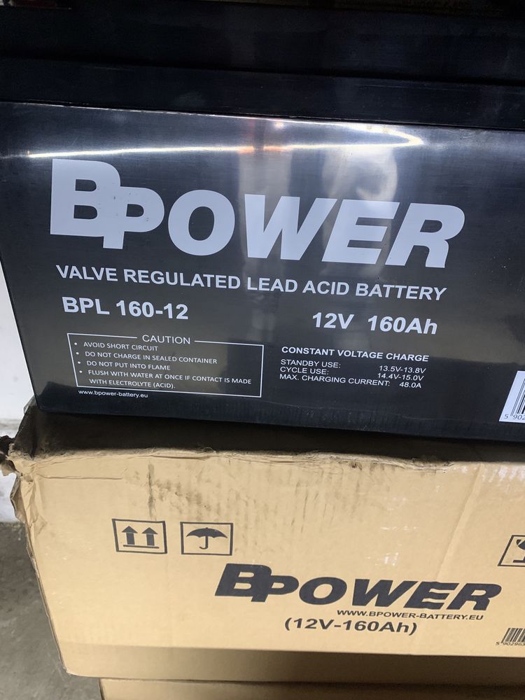 Продам AGM Акумулятор Bрower 12v160AH тяговий
