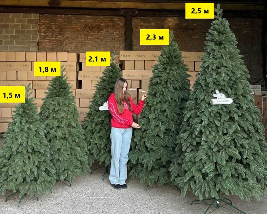 ℹ️ Штучна новорічна ялинка лита зелена. Пишна. Відеогляд ℹ️