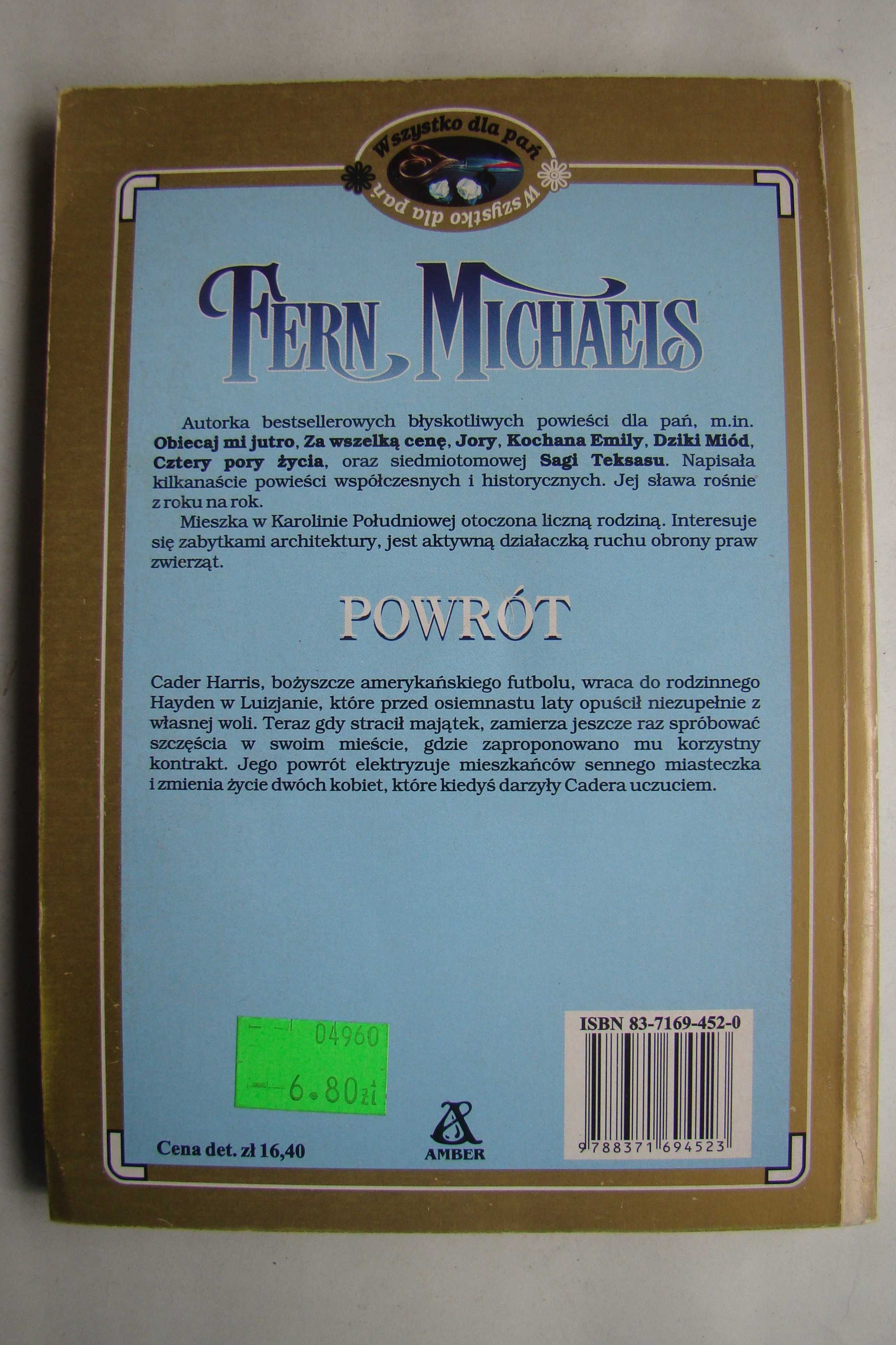 Powrót - Fern Michaels