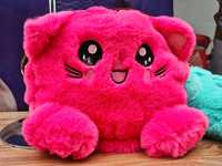 Nowa śliczna torebeczka dla dzieci torebka pluszowy różowy kotek