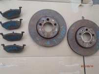 tarcza tracze klocki hamulcowe przednie golf IV passat b5 fabia polo 9