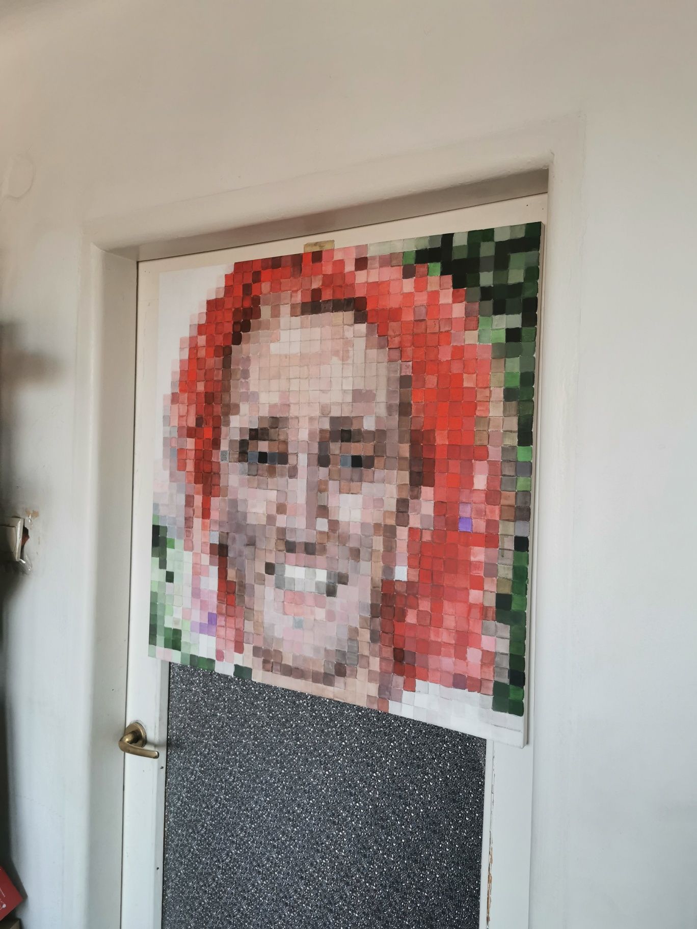 Michał Wiśniewski portret piksele mozaika 70x70 cm Ich Troje