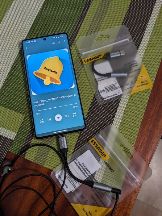 Продам Адаптер Essager USB Type C 3,5 Jack/USB C 3,5 мм AUX .