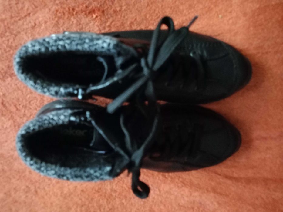 RIEKER ANTISTRESSS Ocieplane roz38 24cm Skóra Nowe Okazja